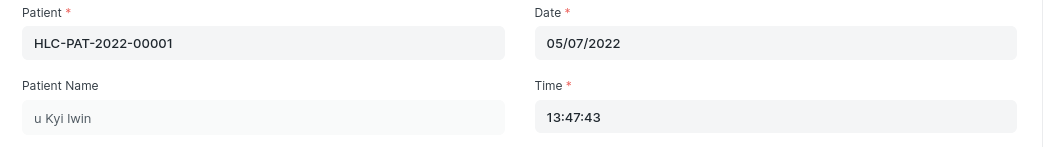 patient name vs